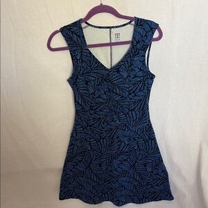 Title Nine Blue Patterned Dress
